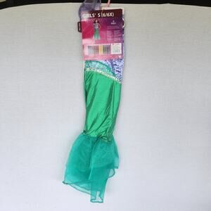Disney Princess Ariel Girl Costume 6/6X Cosplay Dress Up Halloween Christmas